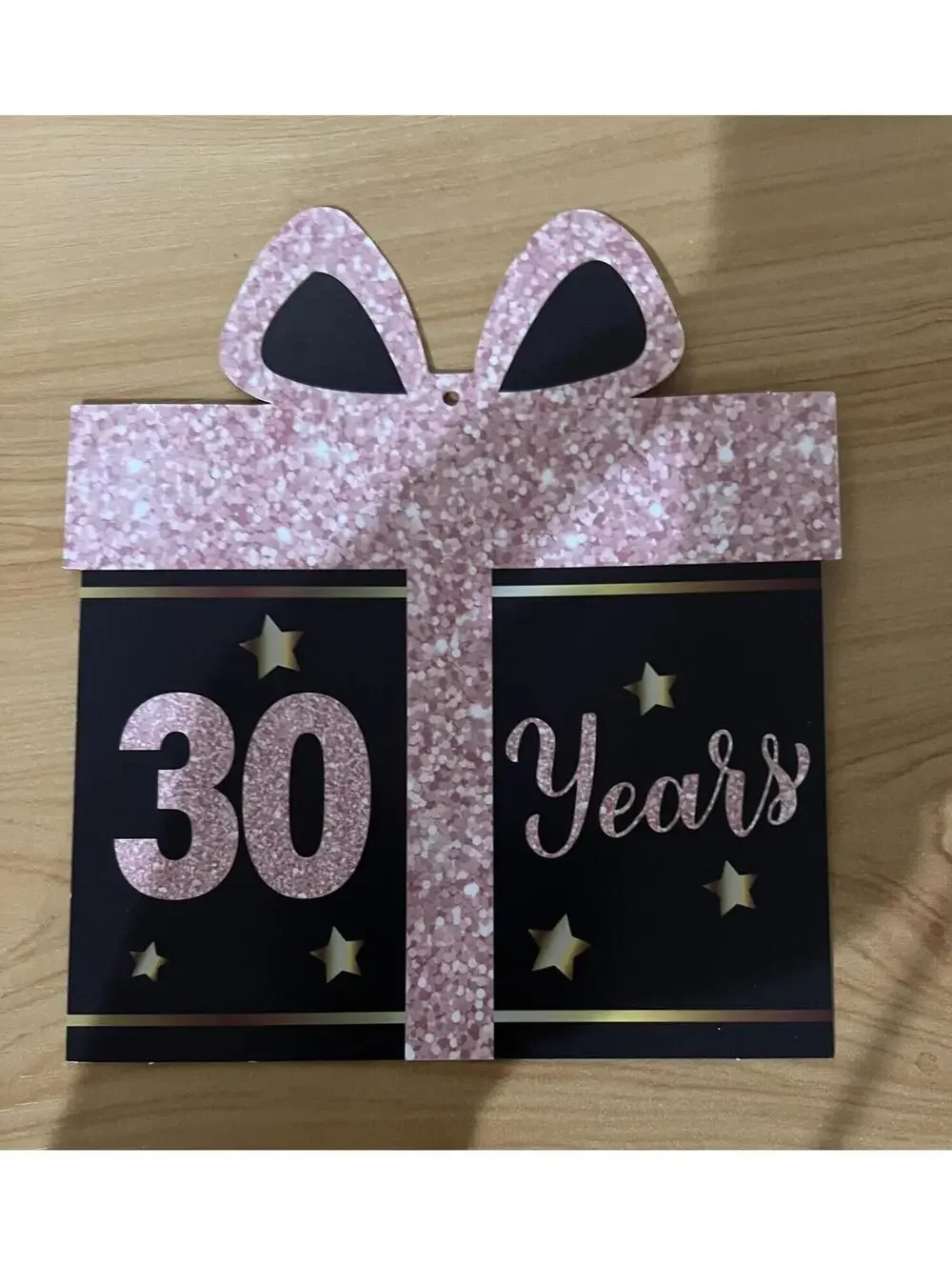 30th Milestone Birthday Spiral Banner, 12 (2 each) images, spiral hanger